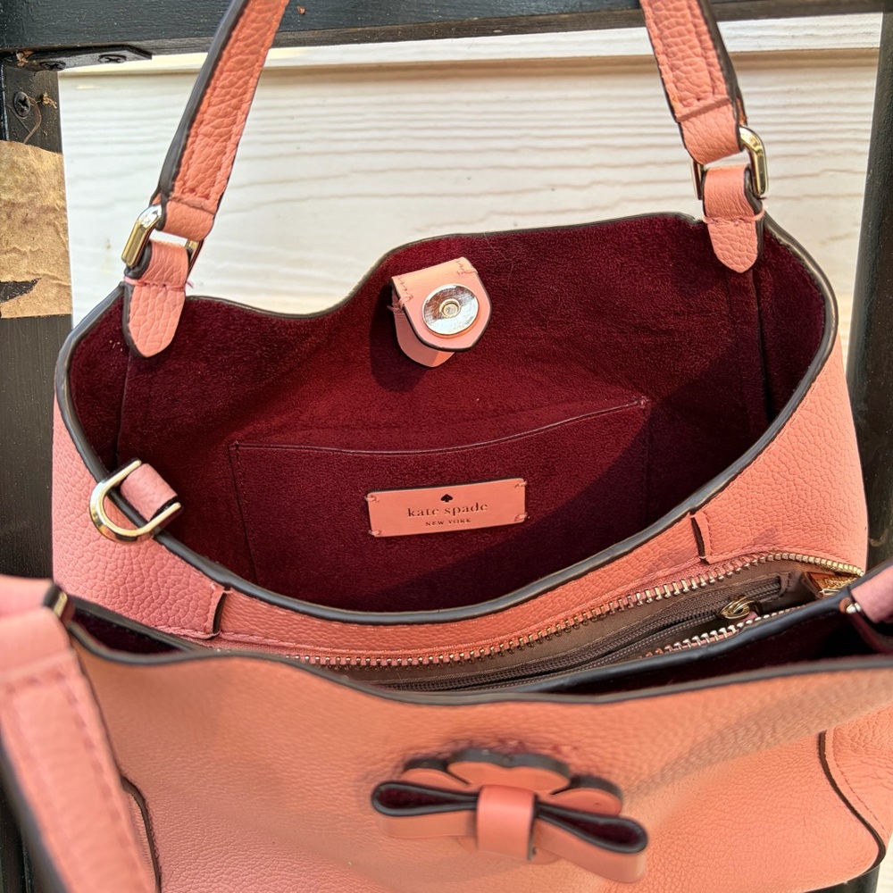 Kate Spade Pink Leather Handbag - Picture 9 of 9